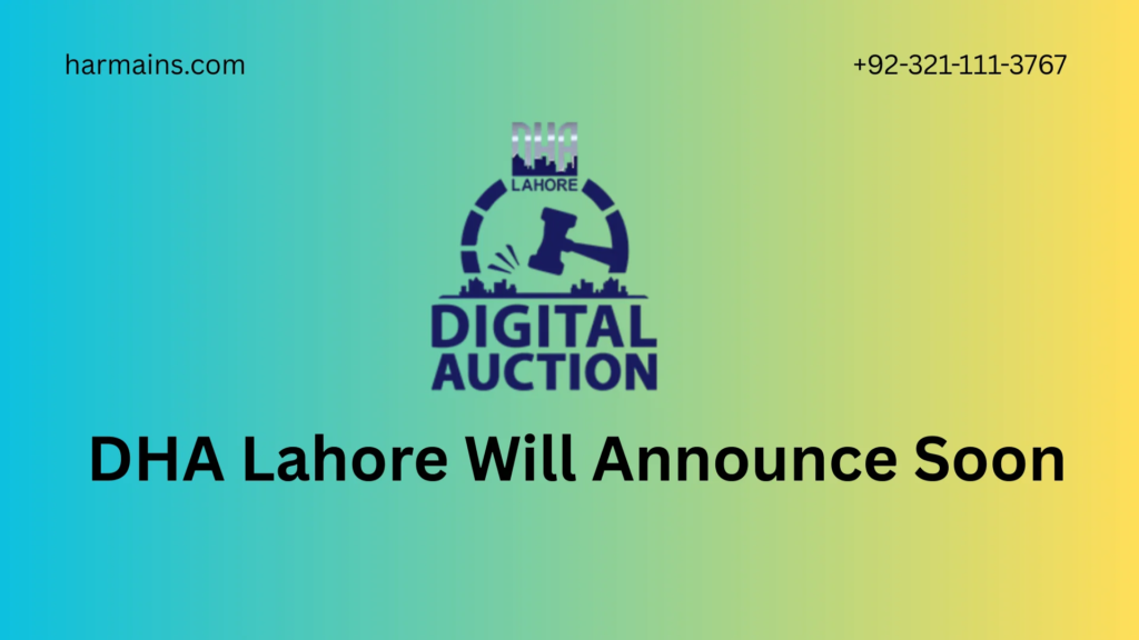 Rescheduling of DHA Lahore Digital Auction 2025